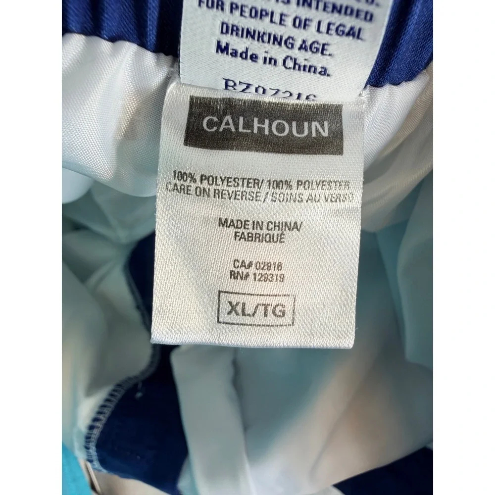 Corona Extra Mens Blue Graphic Beach Tropical Board Shorts Swim Trunks Size 36
